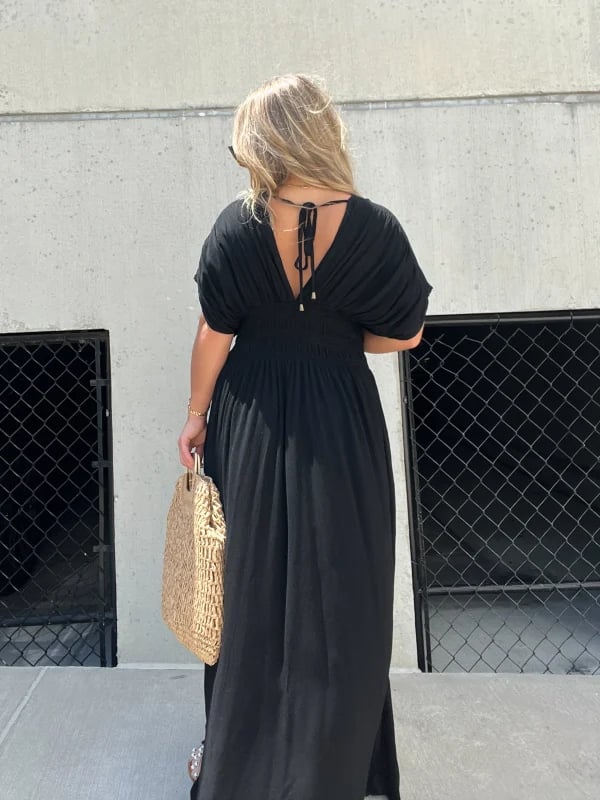 MAGALI - V-NECK DRESS