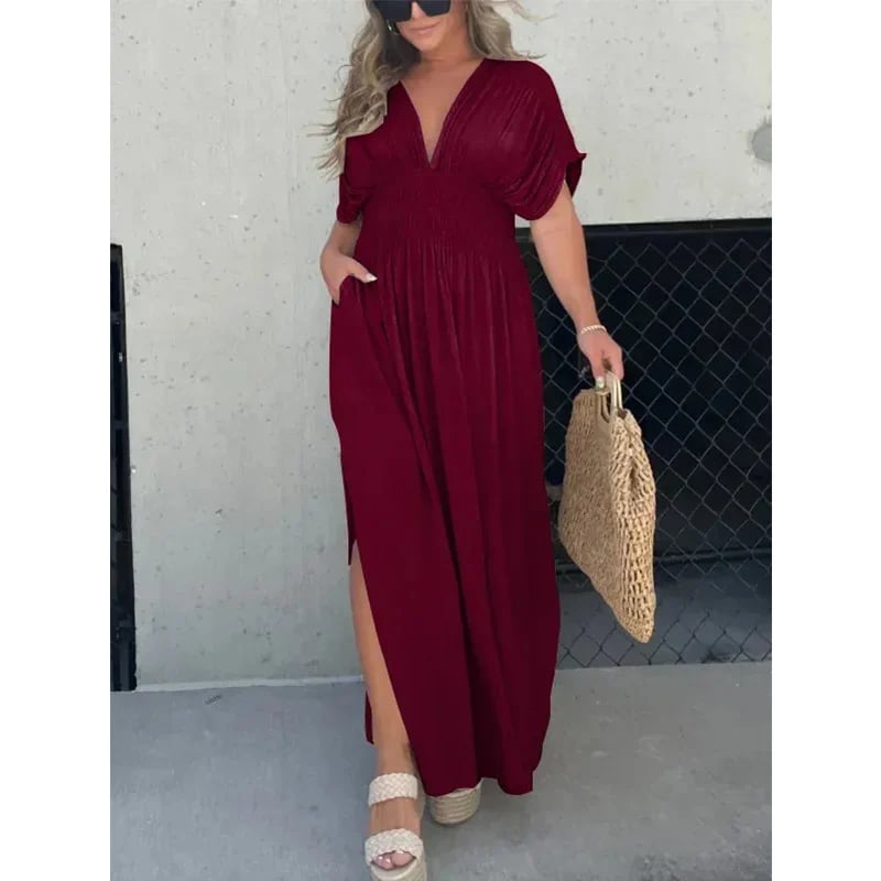 MAGALI - V-NECK DRESS