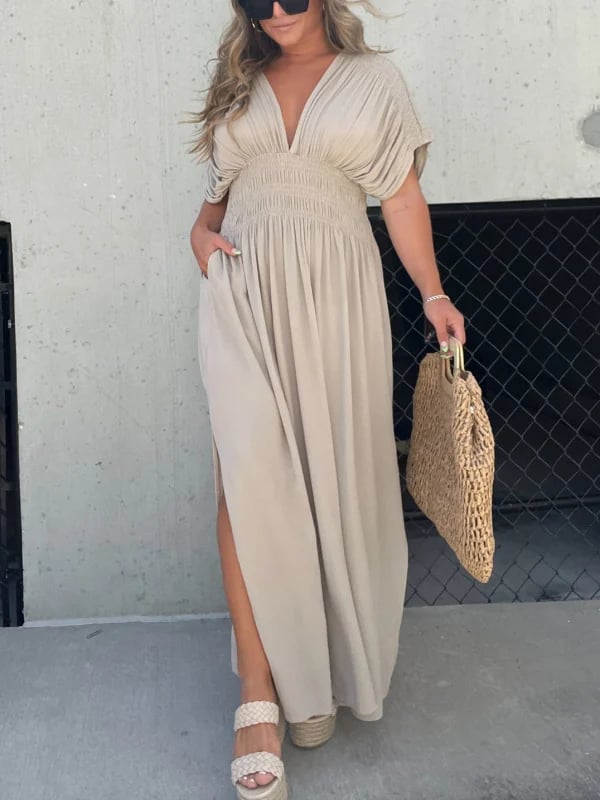MAGALI - V-NECK DRESS