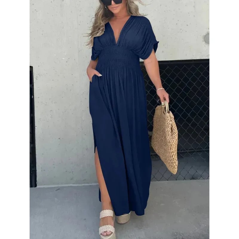 MAGALI - V-NECK DRESS