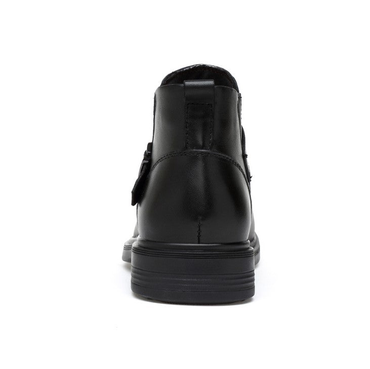 Men's Small Feet Elastic Slip On Dress Shoes MS12
