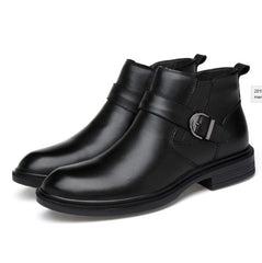 Men's Small Feet Elastic Slip On Dress Shoes MS12