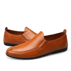 Men's Small Feet Leather Loafers MS31