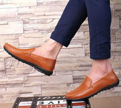 Men's Small Size Casual Leather Loafers MS25