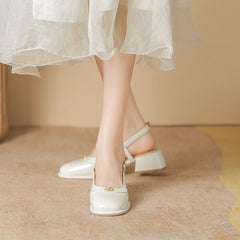 Women's Jane Classic Style Low-cut Chunky Sandals