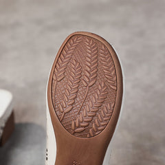 Women's Thick High-heeled Outdoor Retro Comfortable Fish Heels
