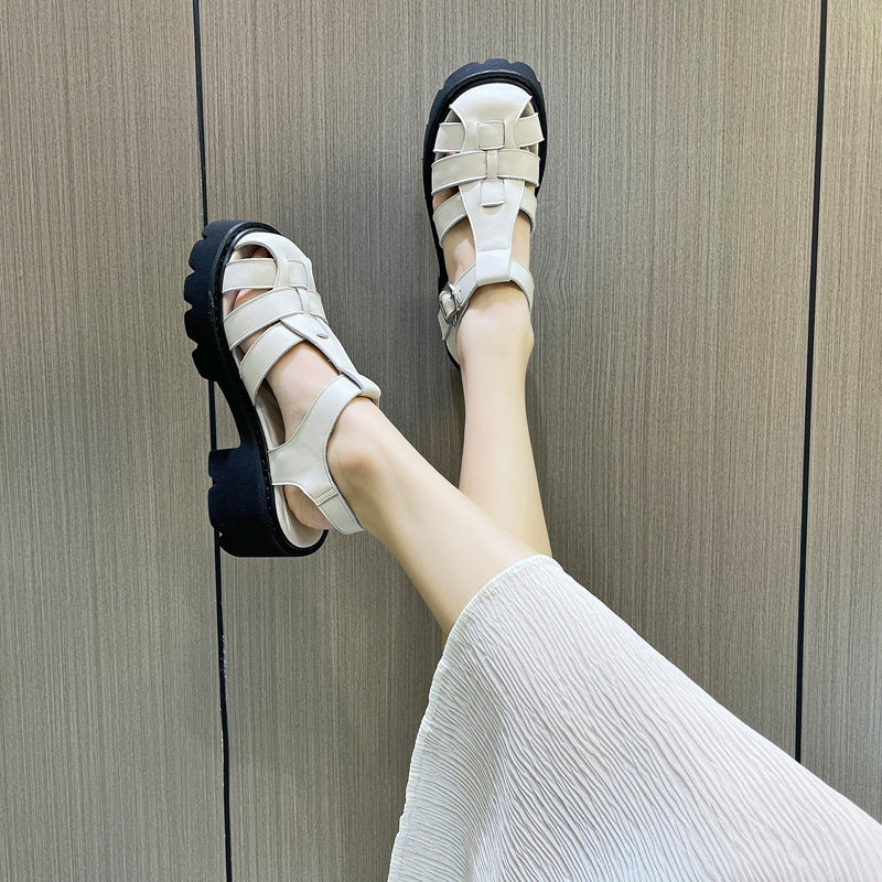 Versatile Women's High Platform Summer Chunky Heels