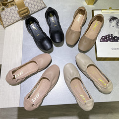 Women's Size Soft Bottom Slip-on Summer Pumps Foldable Heels