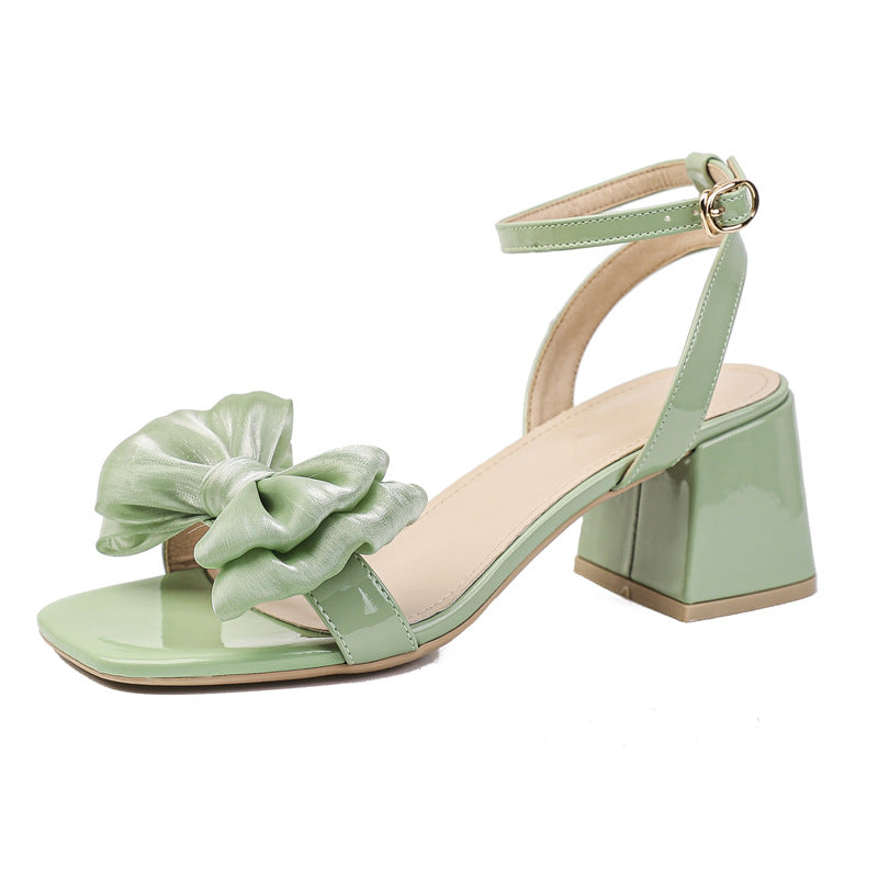 Women's Summer With Bowknot Skirt Fairy Style Sandals