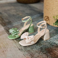 Women's Summer With Bowknot Skirt Fairy Style Sandals