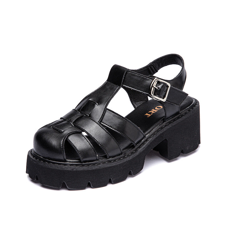 Versatile Women's High Platform Summer Chunky Heels