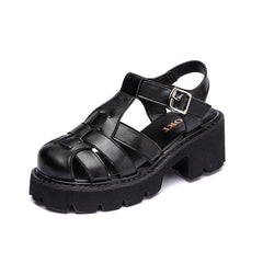 Versatile Women's High Platform Summer Chunky Heels