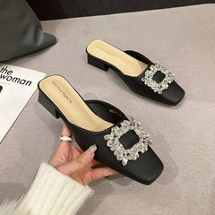 Women's Toe Half Outdoor Spring Fashion Muller Heels