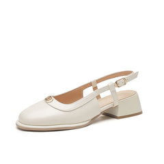 Women's Jane Classic Style Low-cut Chunky Sandals