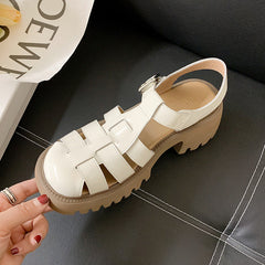 New Women's Roman Summer Muffin Chunky Sandals