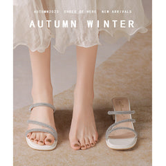 Women's Temperament Fairy Sandals, Chunky Outdoor All-matching Heels