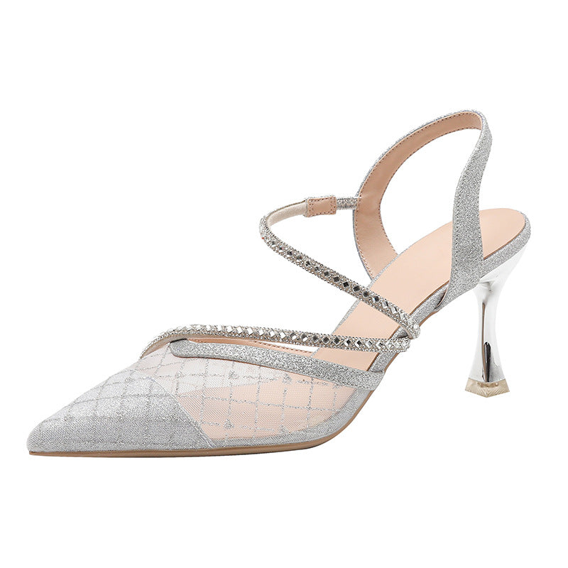 Women's Summer All-match Closed Toe Fairy Style Heels