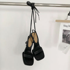 Women's Daily Empty Stiletto Lace Up Heels