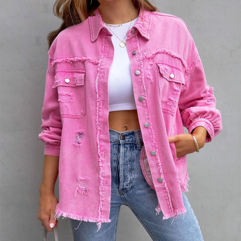 Valeriâ„?comfortable denim jacket