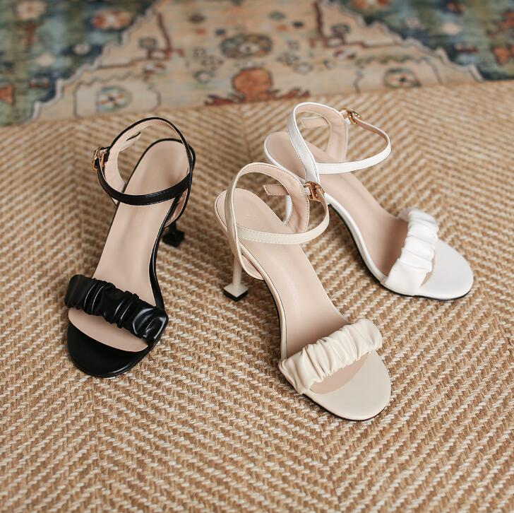 Petite Ankle Strap Heeled Sandal Shoes GS360
