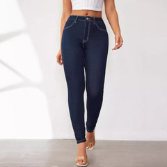 Petite Denim Pencil Pants PCS12
