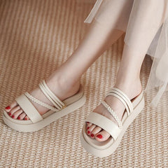 Petite Feet Strap Platform Sandals GS334
