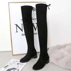 Petite Feet Slight Stretch Long Boots AS165