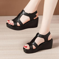Petite Open Toe Wedge Heel Sandals GS176