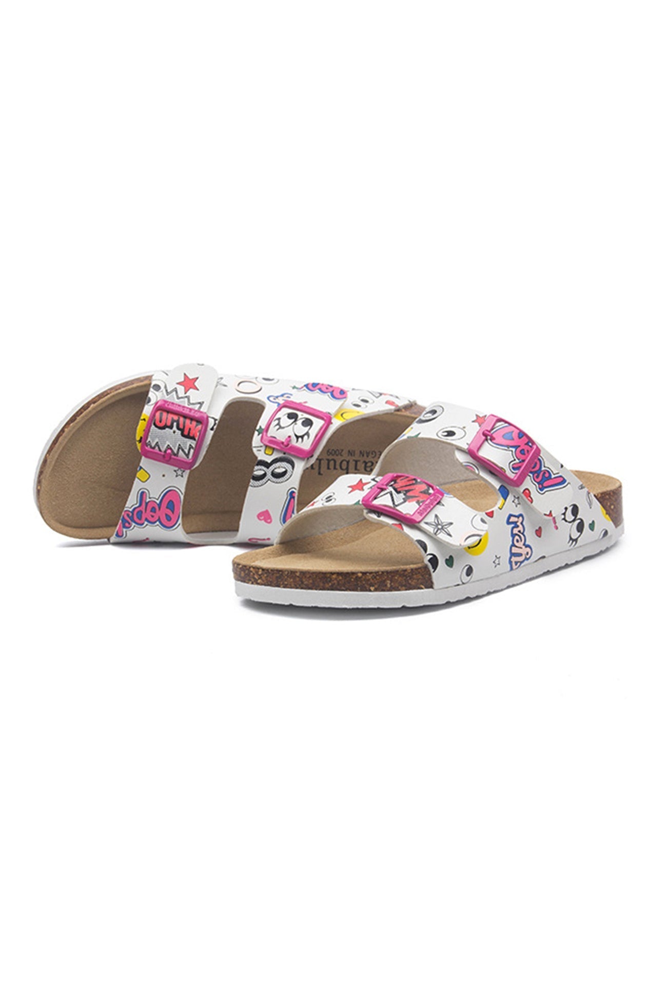 New Fashion Spring Outfit Printed Buckle Birkenstock Sandals