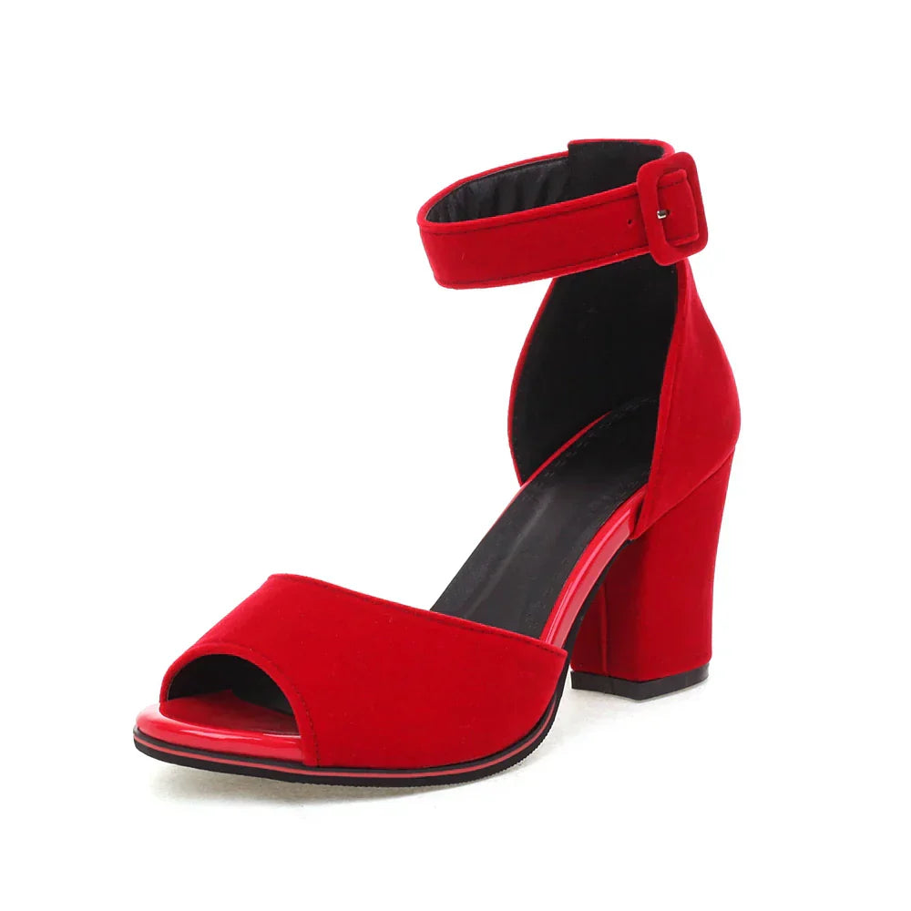 Alison Hayesâ„?Suede Peep Toe Heels
