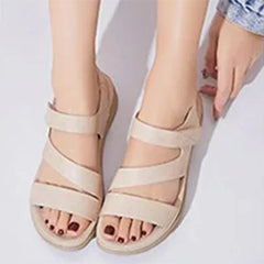 2024 Summer Women 2cm Platform 4cm High Heels Outside Sandals Female Lightweight Casual High Heels Lady Fashion Sneaker Slides