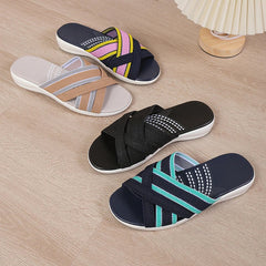 New Summer Fashion Casual Women's Outdoor Slippers Sandals Woman Flat Shoes Beach Wedges Comfortable Ladies Sandalias de mujer
