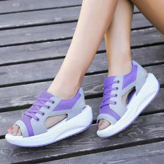 Woman Sandals 2024 New Lady Platform Chunky Slippers Comfortable Women's Sandals Open Toe Casual Summer Outdoor Shoes Sneakers