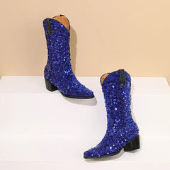 Kenna Sequin Cowboy Boots