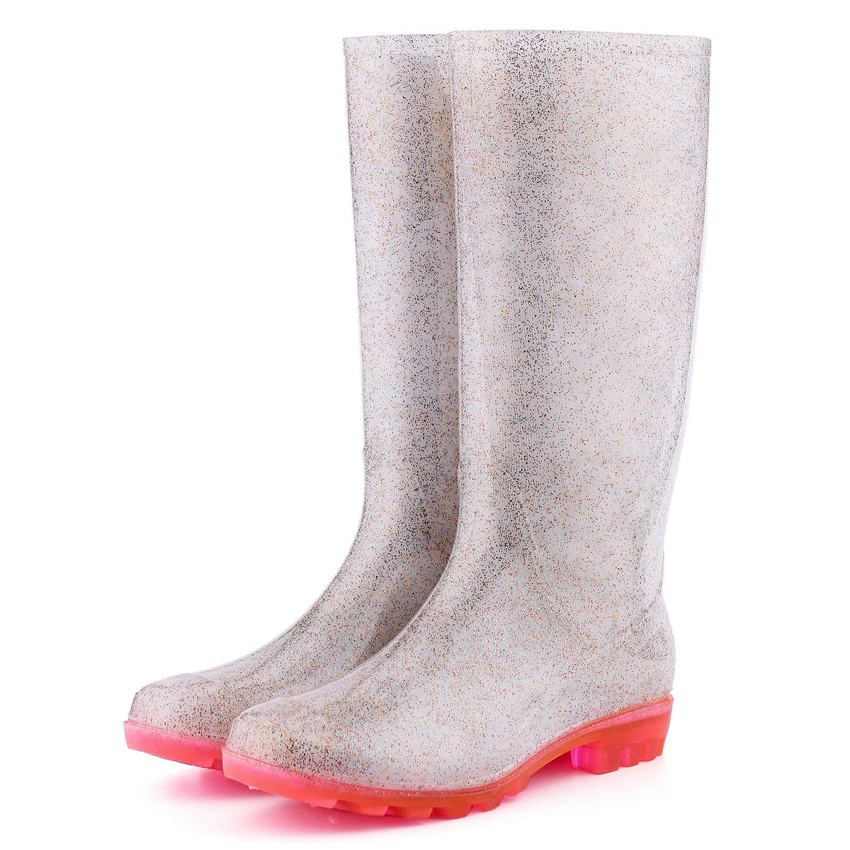 Women's Glitter Waterproof Rain Boots