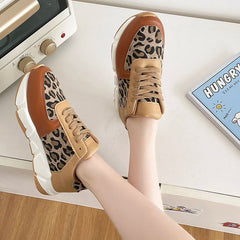 Sheena | Low-Top Leopard Sneakers