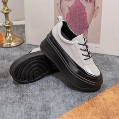 Casual Sneakers Women Trends  Chunky Platform Sports Shoes Ladies High Heels Chic Elegant Shoe Flats Thick Bottom