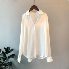 Satin shirt for women