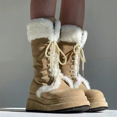 Jordie Fur Lined Combat Boots