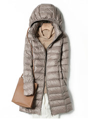 Doria - Long quilted jacket