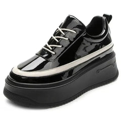 Casual Sneakers Women Trends  Chunky Platform Sports Shoes Ladies High Heels Chic Elegant Shoe Flats Thick Bottom