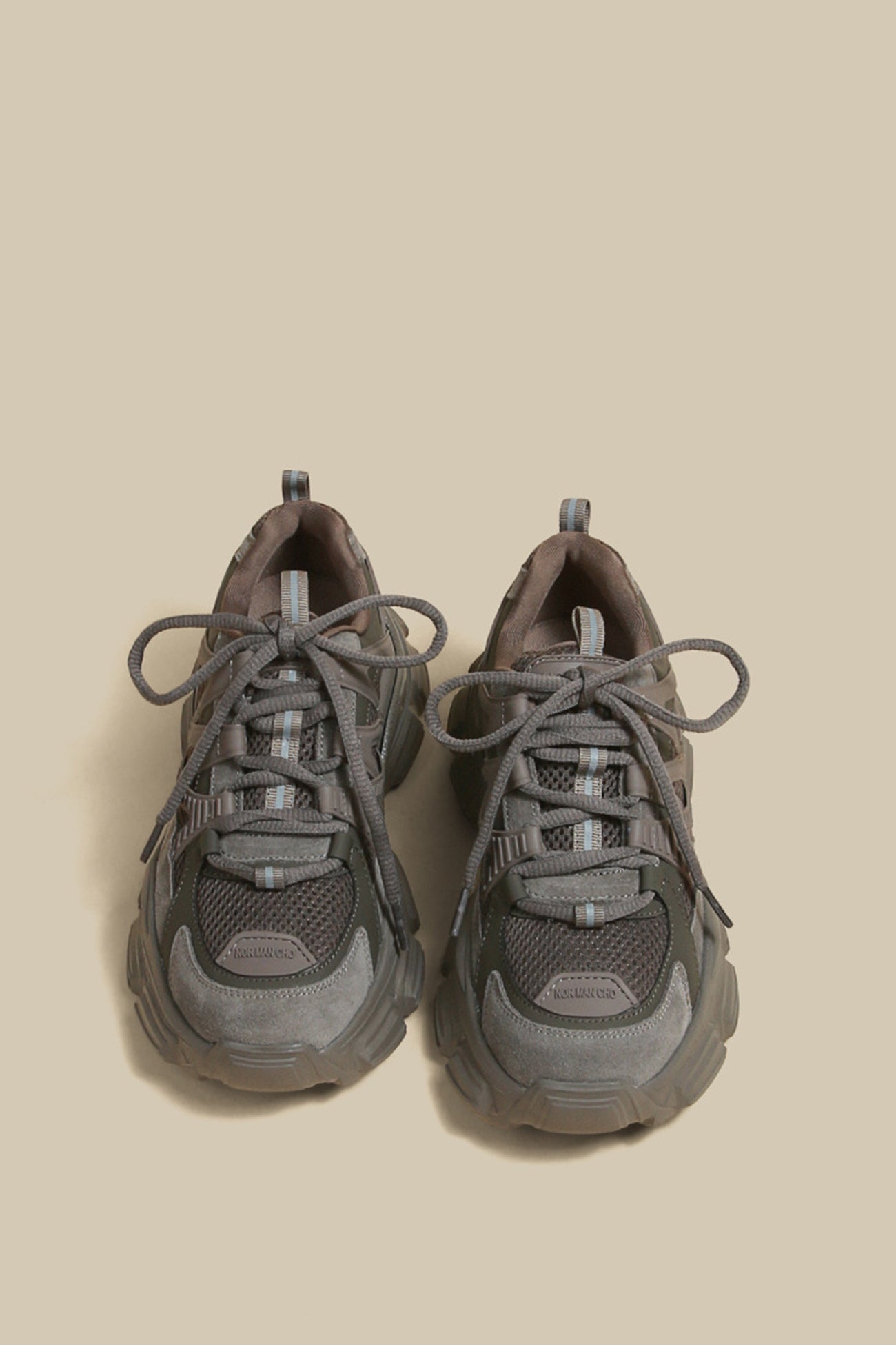 New Fashion Spring Outfit Solid Color Casual Chunky Sneakers
