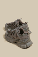 New Fashion Spring Outfit Solid Color Casual Chunky Sneakers