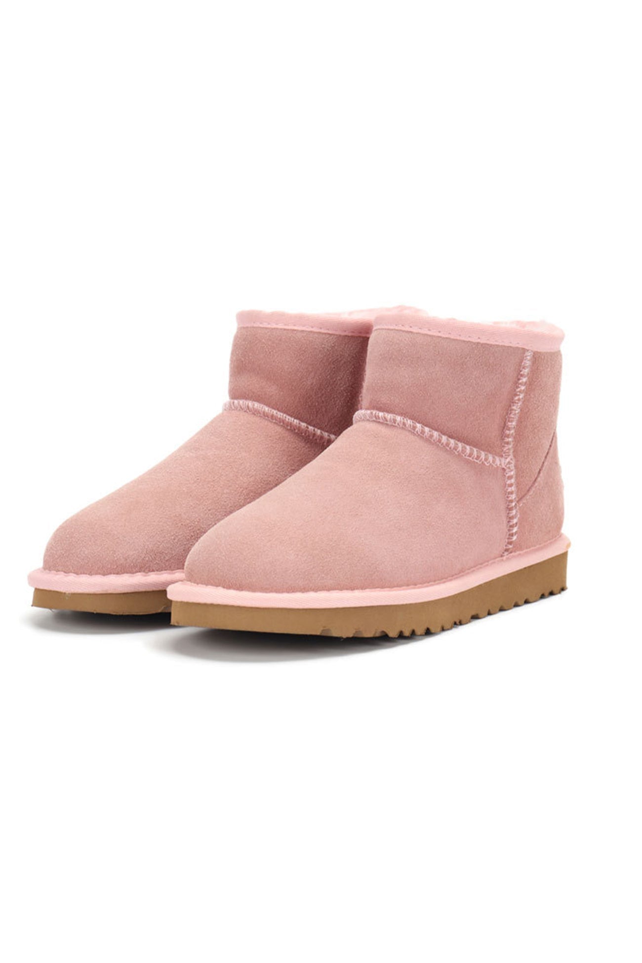 New Fashion Spring Outfit Solid Cowhide Snow Boots