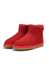 New Fashion Spring Outfit Solid Cowhide Snow Boots