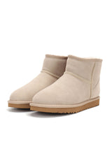 New Fashion Spring Outfit Solid Cowhide Snow Boots