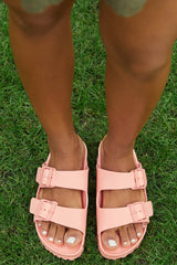 New Fashion Spring Outfit Solid Buckle EVA Sandals