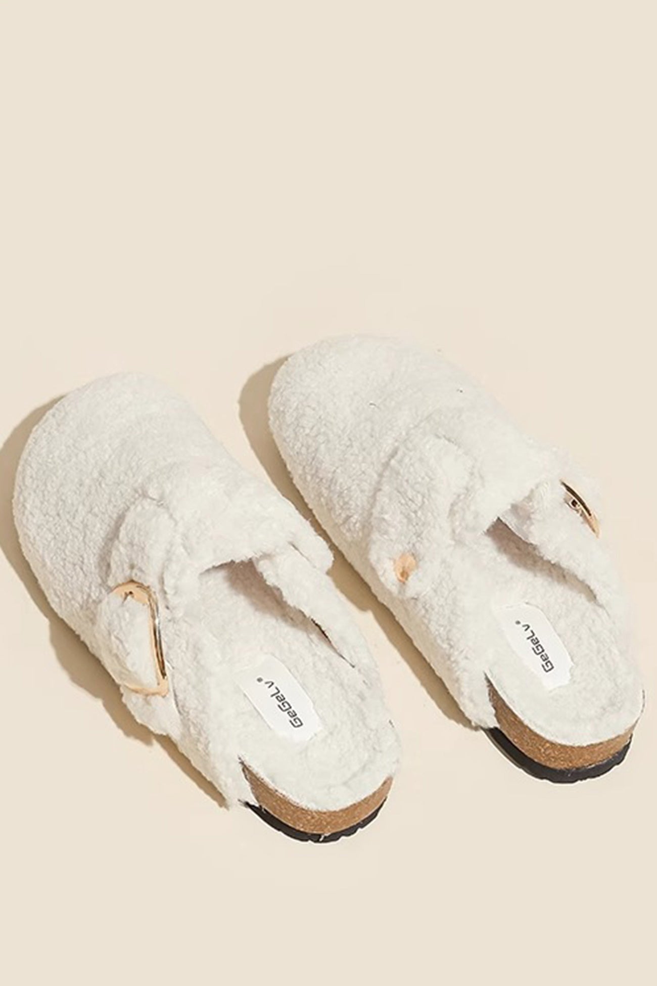 New Fashion Spring Outfit Solid Plush Slip-on Flats