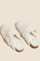 New Fashion Spring Outfit Solid Plush Slip-on Flats