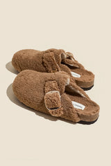 New Fashion Spring Outfit Solid Plush Slip-on Flats